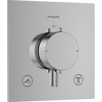 Sprchová a vaňová batéria Hansgrohe Ecostat Comfort E bez podomietkového telesa chróm 33711000