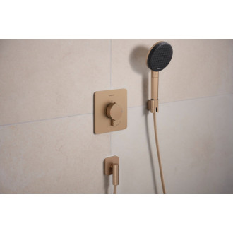 Sprchová batéria Hansgrohe Ecostat Comfort Q bez podomietkového telesa kartáčovaný bronz 33712140
