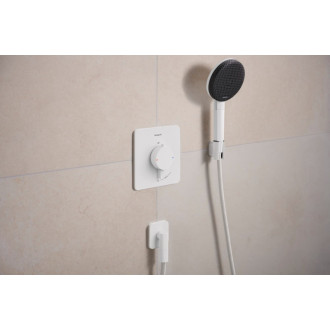 Sprchová batéria Hansgrohe Ecostat Comfort Q bez podomietkového telesa matná biela 33712700
