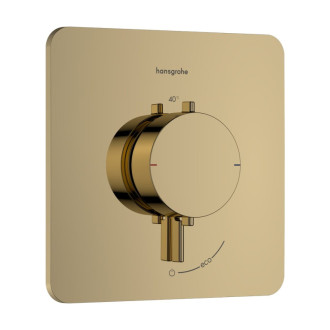 Sprchová baterie Hansgrohe Ecostat Comfort Q bez podomítkového tělesa leštěný vzhled zlata 33712990