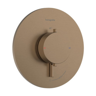 Sprchová baterie Hansgrohe Ecostat Comfort S bez podomítkového tělesa kartáčovaný bronz 33714140