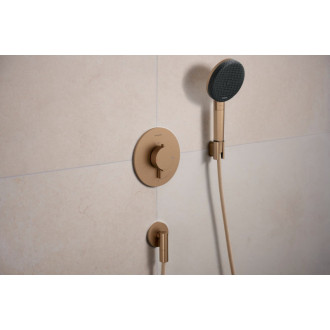 Sprchová batéria Hansgrohe Ecostat Comfort S bez podomietkového telesa kartáčovaný bronz 33714140