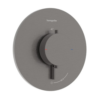 Sprchová baterie Hansgrohe Ecostat Comfort S bez podomítkového tělesa kartáčovaný černý chrom 33714340