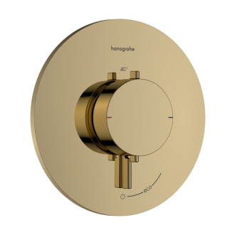 Sprchová baterie Hansgrohe Ecostat Comfort S bez podomítkového tělesa leštěný vzhled zlata 33714990