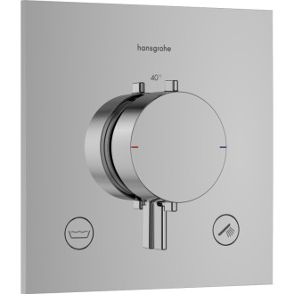 Sprchová a vanová baterie Hansgrohe Ecostat Comfort E bez podomítkového tělesa chrom 33716000