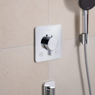 Sprchová a vaňová batéria Hansgrohe Ecostat Comfort Q bez podomietkového telesa chróm 33717000