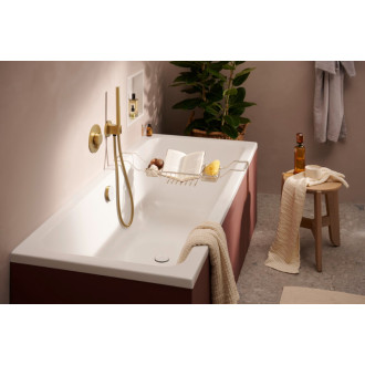 Sprchová a vaňová batéria Hansgrohe Ecostat Comfort S bez podomietkového telesa kartáčovaný bronz 33718140