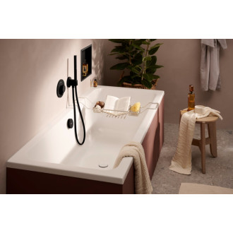 Sprchová a vaňová batéria Hansgrohe Ecostat Comfort S bez podomietkového telesa matná čierna 33718670