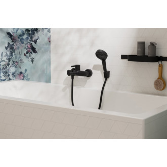 Vaňová batéria Hansgrohe Zesis S bez sprchového setu 150 mm matná čierna 74420670