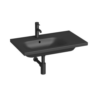 Umývadlo Jika MIo-N 75x45 cm čierna mat otvor pre batériu vpravo H8117107161041