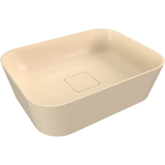 Umývadlo na dosku Polysan Banera 49,5x34,5 cm béžová mat bez prepadu 14596.81