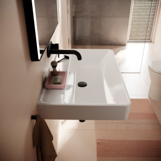 Umývadlo Hansgrohe Xanuia Q 80x48 cm bez otvoru pre batériu, s prepadom 61137450