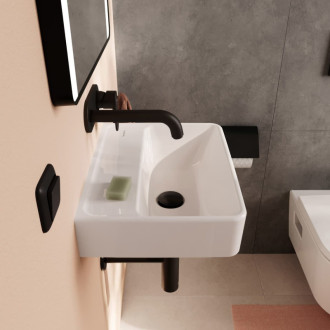 Umývadlo Hansgrohe Xanuia Q 45x34 cm bez otvoru pre batériu, s prepadom 61140450