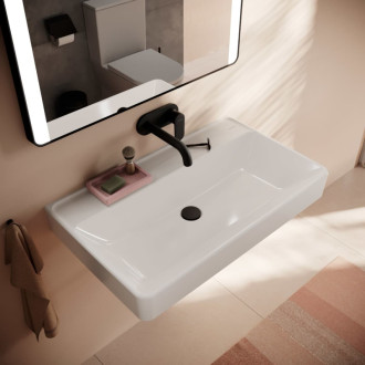 Umývadlo Hansgrohe Xanuia Q 80x48 cm bez otvoru pre batériu, bez prepadu 61139450