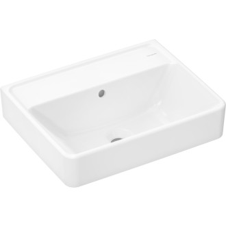 Umývátko Hansgrohe Xanuia Q 50x39 cm bez otvoru pro baterii, s přepadem 61143450