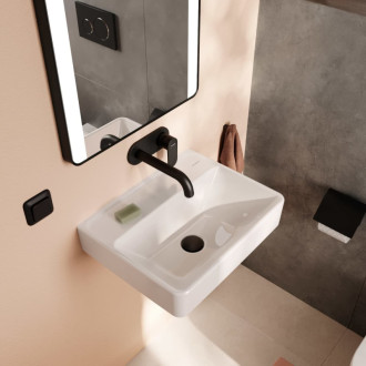 Umývadlo Hansgrohe Xanuia Q 50x39 cm bez otvoru pre batériu, bez prepadu 61145450