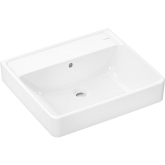 Umývadlo Hansgrohe Xanuia Q 55x48 cm bez otvoru pre batériu, s prepadom 61146450