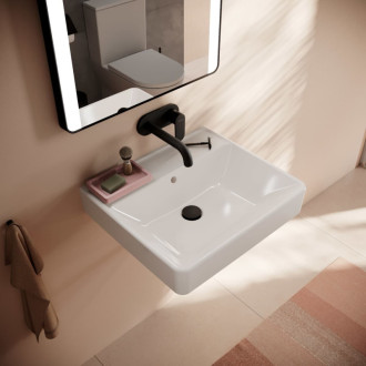 Umývadlo Hansgrohe Xanuia Q 55x48 cm bez otvoru pre batériu, s prepadom 61146450