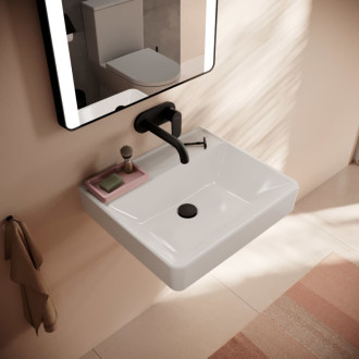 Umývadlo Hansgrohe Xanuia Q 55x48 cm bez otvoru pre batériu, bez prepadu 61148450