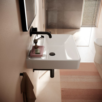Umývadlo Hansgrohe Xanuia Q 60x48 cm bez otvoru pre batériu, s prepadom 61149450