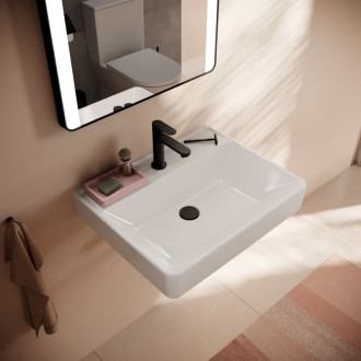 Umývadlo Hansgrohe Xanuia Q 60x48 cm otvor pre batériu, bez prepadu 61150450
