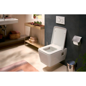 WC s doskou softclose závesné Hansgrohe EluPura Original Q zadný odpad 61182450