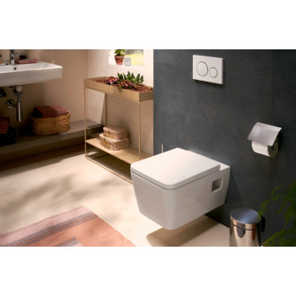 WC s doskou softclose závesné Hansgrohe EluPura Original Q zadný odpad 61182450