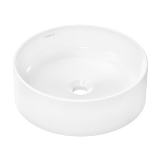 Umyvadlo na desku Hansgrohe Xuniva S 40x40 cm bez otvoru pro baterii, bez přepadu 60164450