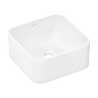 Umývadlo na dosku Hansgrohe Xuniva Q 30x30 cm bez otvoru pre batériu, bez prepadu 60167450