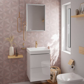 Umývadlo Hansgrohe Xelu Q 50x48 cm otvor pre batériu, bez prepadu 61012450