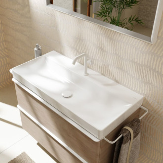 Umývadlo Hansgrohe Xelu Q 100x48 cm otvor pre batériu, bez prepadu 61036450