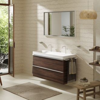 Umývadlo Hansgrohe Xelu Q 120x48 cm s dvoma otvormi pre batériu 61042450