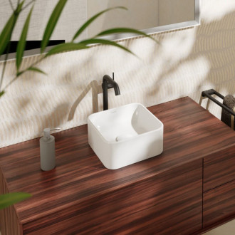 Umývadlo na dosku Hansgrohe Xuniva Q 30x30 cm bez otvoru pre batériu, bez prepadu 61074450