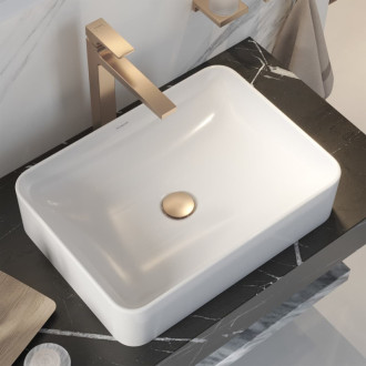 Umývadlo na dosku Hansgrohe Xuniva Q 55x40 cm bez otvoru pre batériu, bez prepadu 61075450