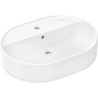 Umývadlo na dosku Hansgrohe Xuniva U 60x45 cm otvor pre batériu uprostred 61080450