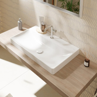 Umývadlo Hansgrohe Xelu Q 80x48 cm otvor pre batériu, bez prepadu 61022450