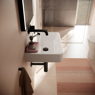 Umývadlo Hansgrohe Xanuia Q 55x37 cm bez otvoru pre batériu, s prepadom 60210450