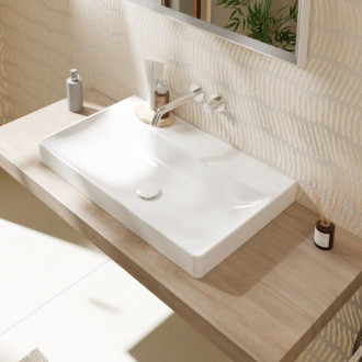 Umývadlo Hansgrohe Xelu Q 80x48 cm bez otvoru pre batériu, bez prepadu 61023450