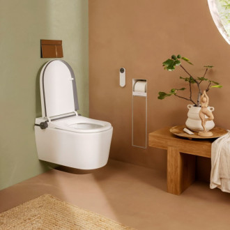 WC s bidetom závesné Hansgrohe LavaPura Element S 63021450