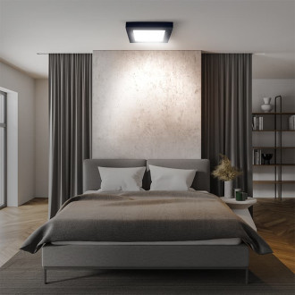 LED svetelný panel Solight čierna WD171-B