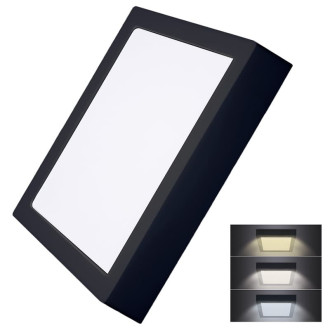 LED svetelný panel Solight čierna WD175-B