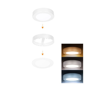 LED svetelný panel Solight biela WD240-W