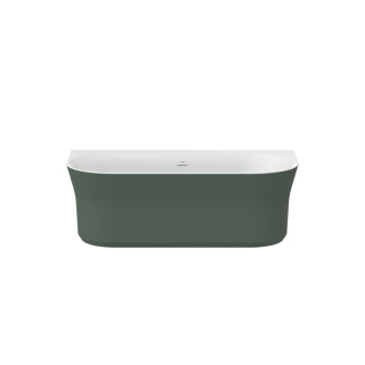 Vana Ypsilon Wall (Vana Ypsilon Wall 178x86, volně stojící, Grey Green/bílá, krytka odtoku bílá)