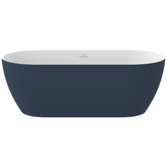 Vaňa Freedom O Tec (Vaňa Freedom O Tec 170x77 voľne stojaca, Deepsea Blue/biela, krytka odtoku biela)