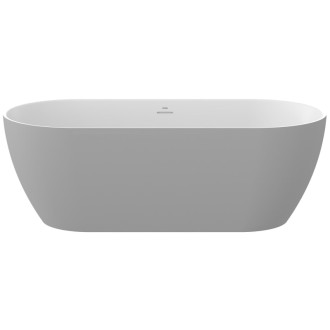 Vaňa Freedom O Tec (Vaňa Freedom O Tec 170x77 voľne stojaca, Smoke Grey/biela, krytka odtoku biela)