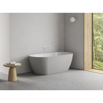 Vaňa Freedom O Tec (Vaňa Freedom O Tec 170x77 voľne stojaca, Smoke Grey/biela, krytka odtoku biela)