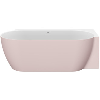 Vana Freedom Corner II Tec (Vana Freedom Corner II Tec 175x86 P, volně stojící, Alabaster Pink/bílá, krytka odtoku bílá)