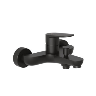 Vaňová batéria Kludi X1 bez sprchového setu 150 mm matná čierna 326913975
