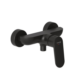 Sprchová batéria Kludi X1 bez sprchového setu 150 mm matná čierna 328313975
