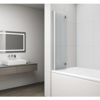 Vaňová zástena Polysan Rota 150x120 cm chróm FA120